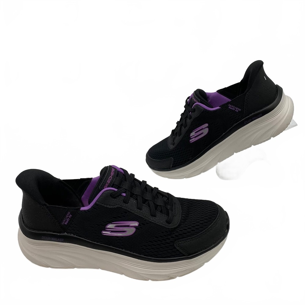 Sketchers D’Lux Walker Sneakers Black | Women’s US 8